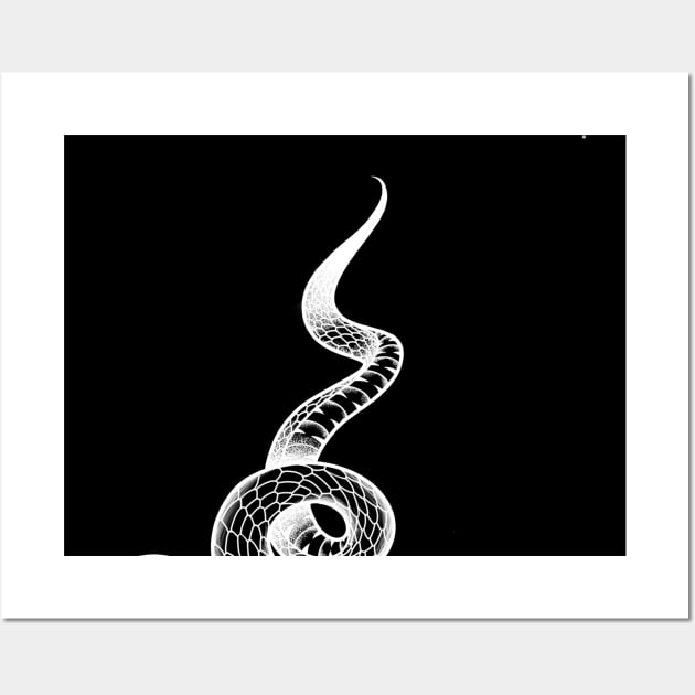 Contrast Snake Wall Art by Wave10